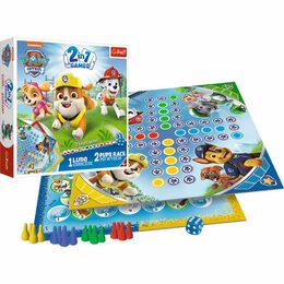 Soubor her 2v1 Člověče, nezlob se, Psí závod Tlapková patrola/Paw Patrol v krabici 24,5x24,5x5cm