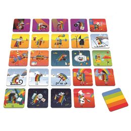 Pexeso ČT Déčko 48 kartiček společenská hra v krabičce 12x18x4cm