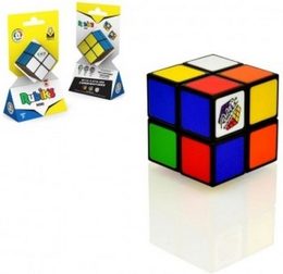 Rubikova kostka 2x2x2 Mini hlavolam plast 5x5x5cm na kartě