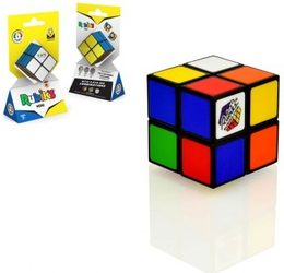 Rubikova kostka 2x2x2 Mini hlavolam plast 5x5x5cm na kartě