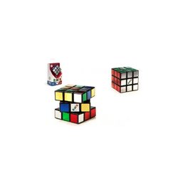 Rubikova kostka hlavolam 3x3x3 Metallic plast v krabici  9x15x6cm