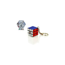 Rubikova kostka hlavolam 3x3x3 přívěšek plast 3x3x3cm na kartě