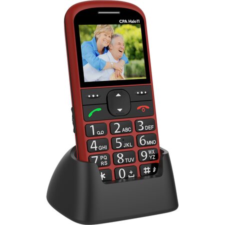 Mobilní telefon senior CPA HALO 11 červený (HALO11R)
