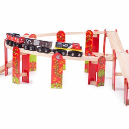 Bigjigs Rail Víceúrovňový set kolejí