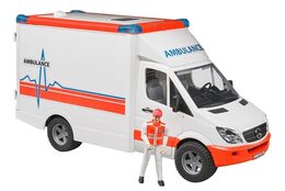 Bruder MB Sprinter sanitka s figurkou model v měřítku 1:16