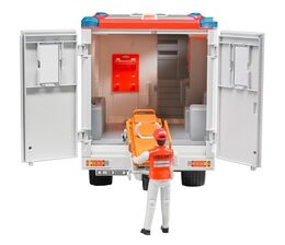 Bruder MB Sprinter sanitka s figurkou model v měřítku 1:16