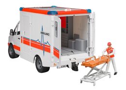 Bruder MB Sprinter sanitka s figurkou model v měřítku 1:16