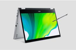 Ntb Acer Spin 3 NX.HQ7EC.002 (SP314-54N-572R) i5-1035G4, 16GB, 1024 GB, 14'', Full HD, bez mechaniky, Intel Iris Plus Graphics, BT, CAM, W10 Home  - stříbrný