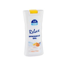 Tip Line Relax sprchový gel Mléko a med 500 ml