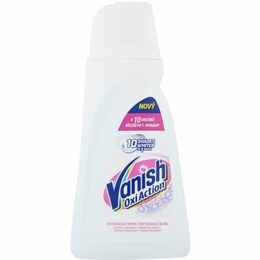 Vanish Oxi Action Crystal White tekutý odstraňovač skvrn na bílé prádlo 1 l