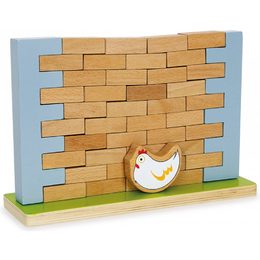 small foot Dřevěná motorická hra balanční zeď