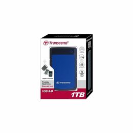 HDD ext. 2,5'' Transcend StoreJet 25H3B 1TB - černý/modrý (TS1TSJ25H3B)