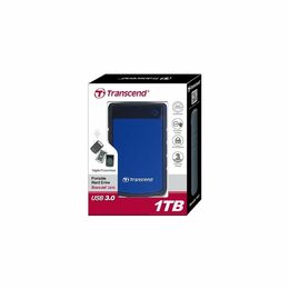 HDD ext. 2,5'' Transcend StoreJet 25H3B 1TB - černý/modrý (TS1TSJ25H3B)