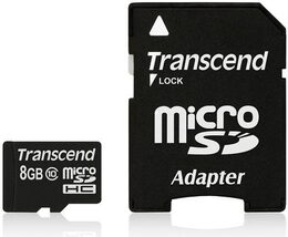 Paměťová karta Transcend SDHC 8GB Class10 (TS8GUSDHC10)