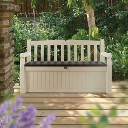 Zahradní lavice Keter Eden Garden Bench 265L béžová / hnědá 230398