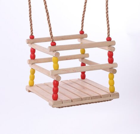 2Kids Toys Dětská dřevěná houpačka