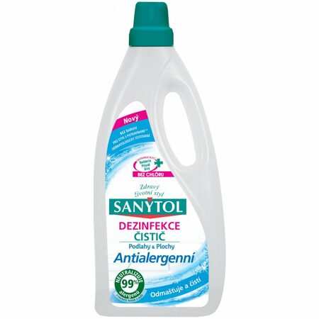 Sanytol dezinfekční čistič na podlahy antialergenní 1 l