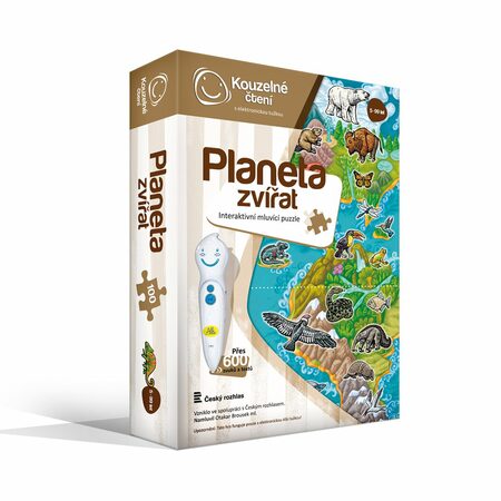 ALBI Kouzelné čtení Puzzle Planeta zvířat