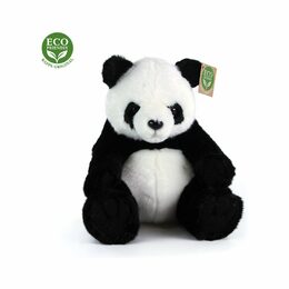Rappa Plyšová panda sedící 20 cm ECO-FRIENDLY