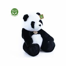 Rappa Plyšová panda sedící 20 cm ECO-FRIENDLY