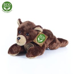Rappa Plyšový medvěd ležící 18 cm ECO-FRIENDLY