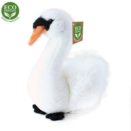 Rappa Plyšový pták labuť sedící 23 cm ECO-FRIENDLY