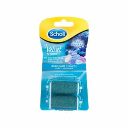 Náhradní hlavice SCHOLL Velvet Smooth WET&DRY Rotační hlavice Středně drsná s mořskými minerály 2 ks