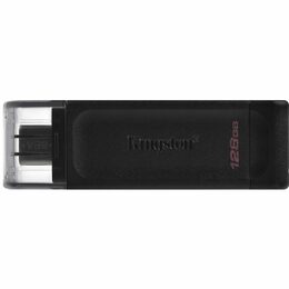 Flash USB Kingston DataTraveler 70 128GB, USB-C - černý