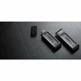 Flash USB Kingston DataTraveler 70 128GB, USB-C - černý