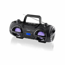 Radiopřijímač s CD GoGEN CDM 425 SUBT, černá/stříbrná