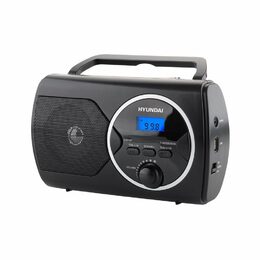 Radiopřijímač Hyundai PR 570PLLUB, FM PLL, USB, černý