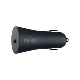 Adaptér do auta Belkin USB-C + kabel 1,2m USB-C QC 4+ - černý