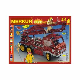 Stavebnice MERKUR FIRE Set 20 modelů 708ks 2 vrstvy v krabici 36x27x5,5cm