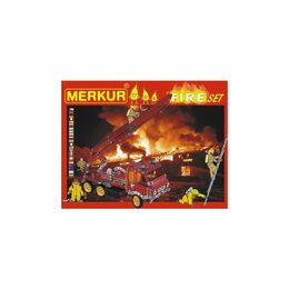 Stavebnice MERKUR FIRE Set 20 modelů 708ks 2 vrstvy v krabici 36x27x5,5cm