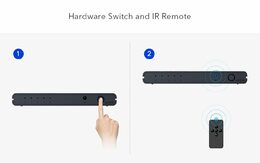 Switch HDMI  4:1 s podporou rozlišení 4Kx2K@60Hz 1080P, HDR, s ovládáním tlačítkem a dálkovým ovladačem