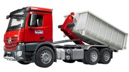 Bruder Mercedes Benz Arocs kontejner s minibagrem