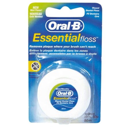 Oral-B EssentialFloss Mint Wax zubní niť voskovaná 50 m