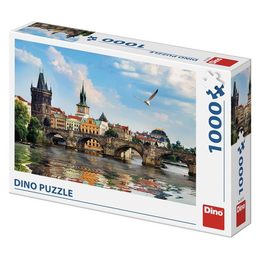 Dino Puzzle Karlův most 66x47cm 1000 dílků v krabici 32x23x7cm