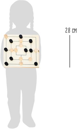 small foot Dřevěné kompaktní šachy 3v1