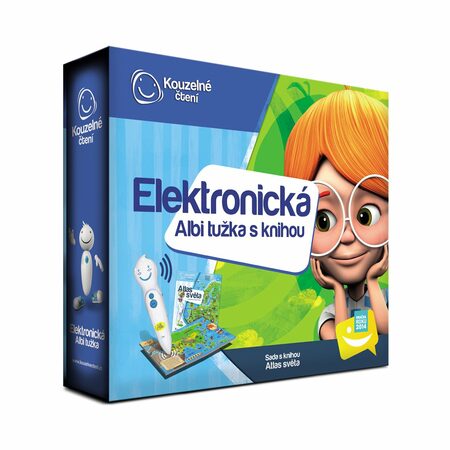 Kouzelné čtení ALBI Elektronická tužka + Atlas světa