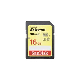 Paměťová karta Sandisk SDHC Extreme 16GB UHS-I U3 (90R/40W) (139747)