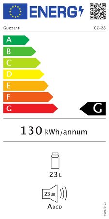 Chladnička 1dv. Guzzanti GZ 28 (Termochladnička) černá (GZ28)