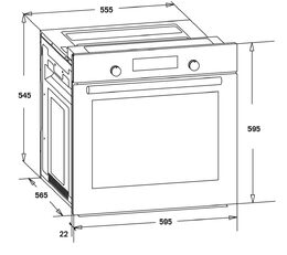 Pečící trouba Guzzanti GZ 8581