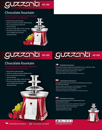 Čokoládová fontána Guzzanti GZ 250