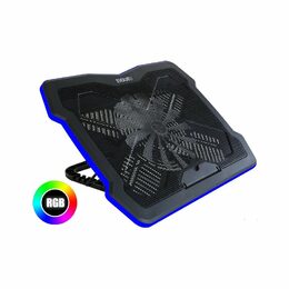 Chladící podložka pro notebooky Evolveo Ania 6 RGB pro 10'' - 17'' - černý