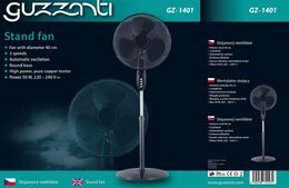 Ventilátor stojanový Guzzanti  GZ 1401