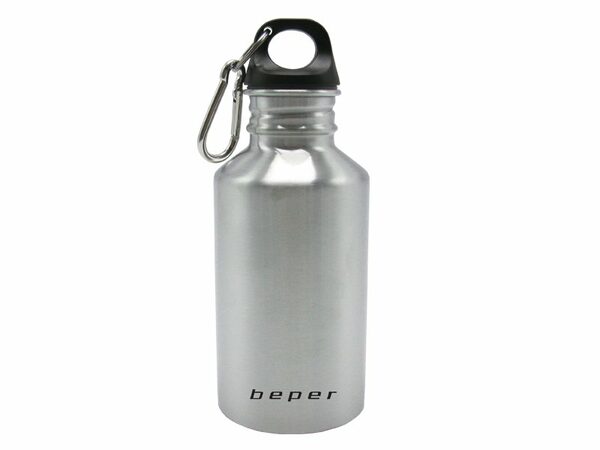 BEPER lahev na vodu nerez 05l, stříbrná