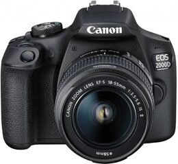 Zrcadlovka Canon EOS 2000D + 18-55 IS II + VUK