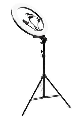 RIO PROFESSIONAL MAKEUP & VLOGGING 18-INCH DIMMABLE LED RING LIGHT