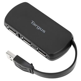 Targus ACH114EU 4 Port USB 2.0 Hub Black